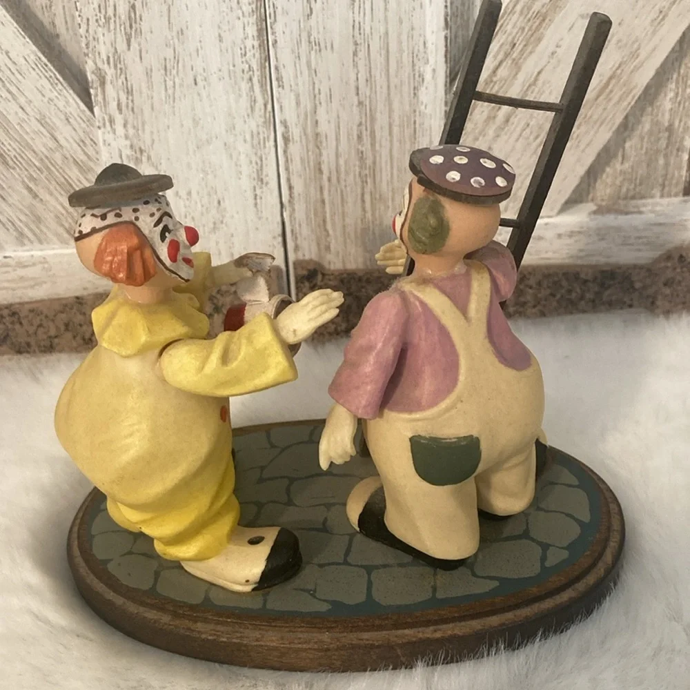 Vintage Anri Toriart Clown Figurine